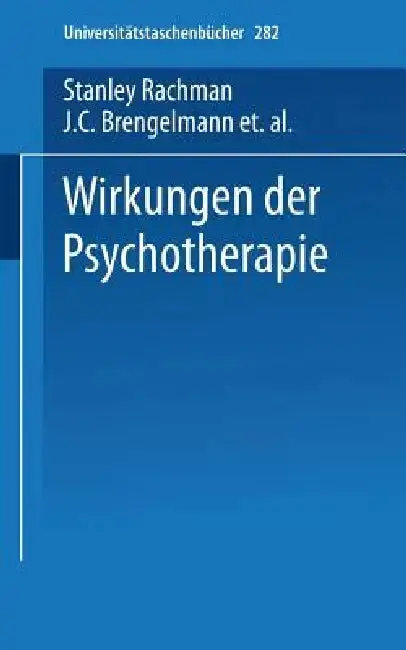 Cover of Wirkungen Der Psychotherapie