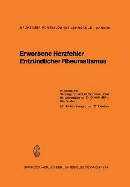 Cover of Erworbene Herzfehler Entzündlicher Rheumatismus