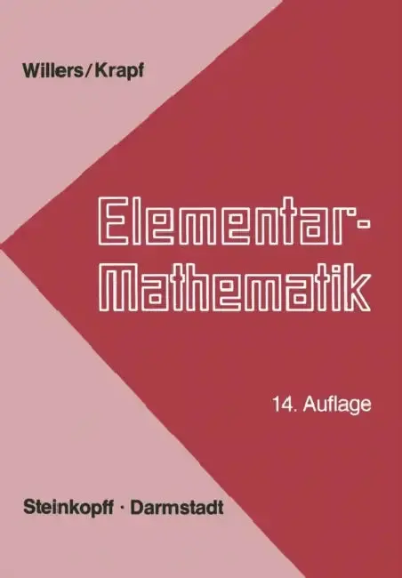 Cover of Elementar-Mathematik