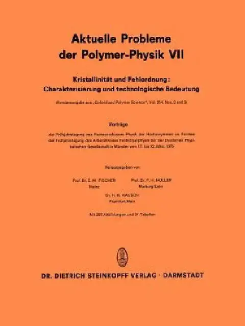 Cover of Kristallinität Und Fehlordnung