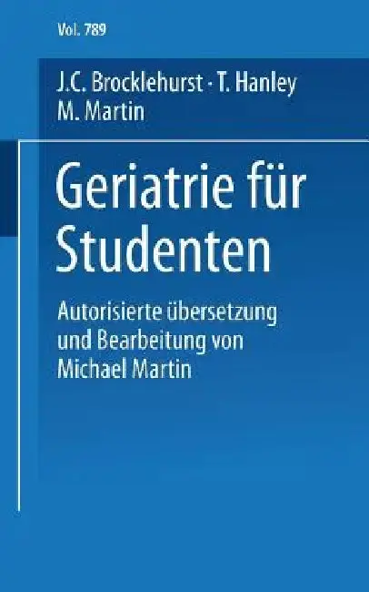 Cover of Geriatrie Für Studenten
