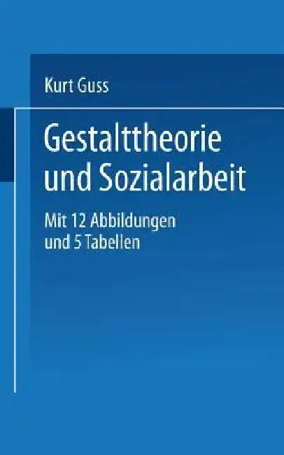 Cover of Gestalttheorie Und Sozialarbeit
