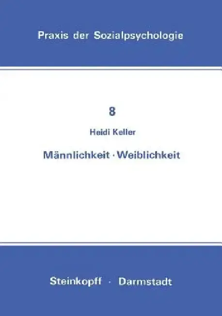 Cover of Männlichkeit Weiblichkeit
