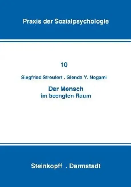 Cover of Der Mensch Im Beengten Raum