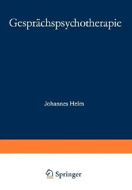 Cover of Gesprächspsychotherapie