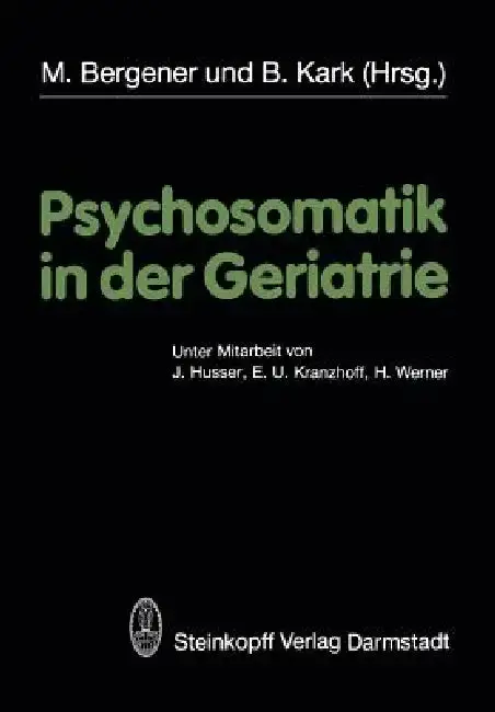 Cover of Psychosomatik in Der Geriatrie