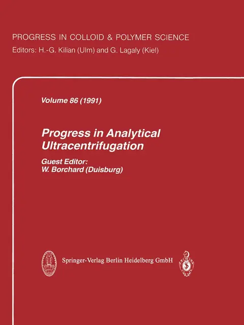 Cover of Progress in Analytical Ultracentrifugation