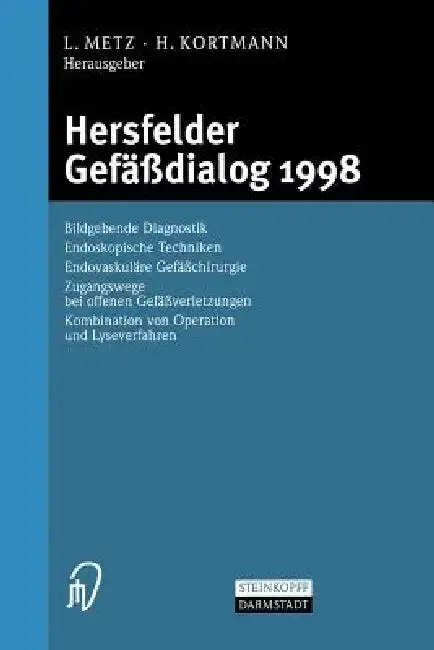 Cover of Hersfelder Gefäßdialog 1998