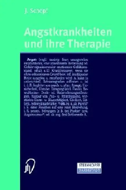 Cover of Angstkrankheiten Und Ihre Therapie