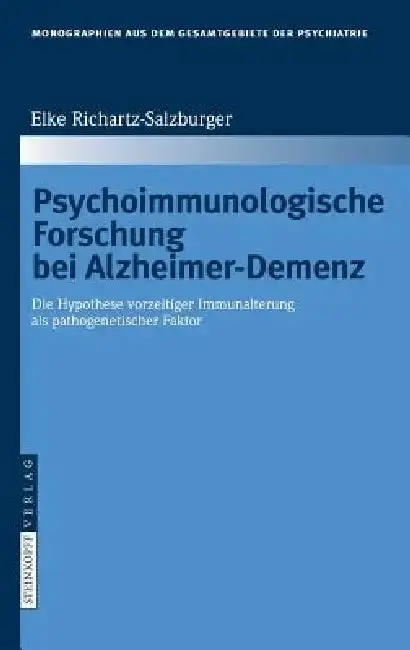 Cover of Psychoimmunologische Forschung Bei Alzheimer-Demenz