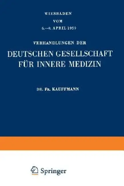 Cover of Fünfundsechzigster Kongress