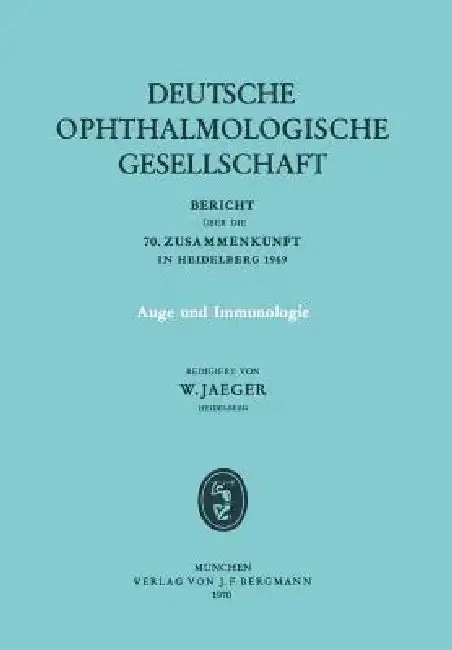 Cover of Auge Und Immunologie