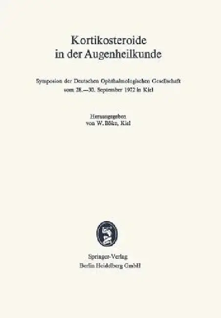 Cover of Kortikosteroide in Der Augenheilkunde
