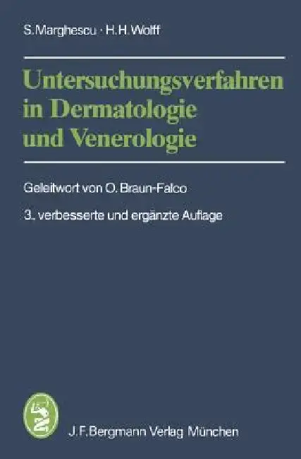 Cover of Untersuchungsverfahren in Dermatologie Und Venerologie