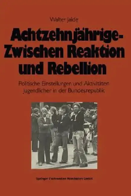 Cover of Achtzehnjährige -- Zwischen Reaktion Und Rebellion