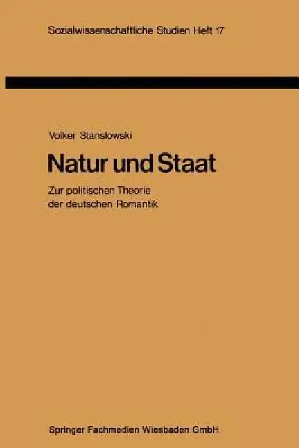 Cover of Natur Und Staat