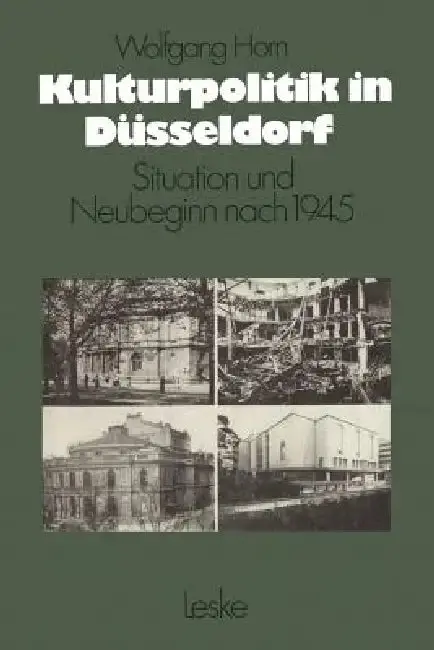 Cover of Kulturpolitik in Düsseldorf