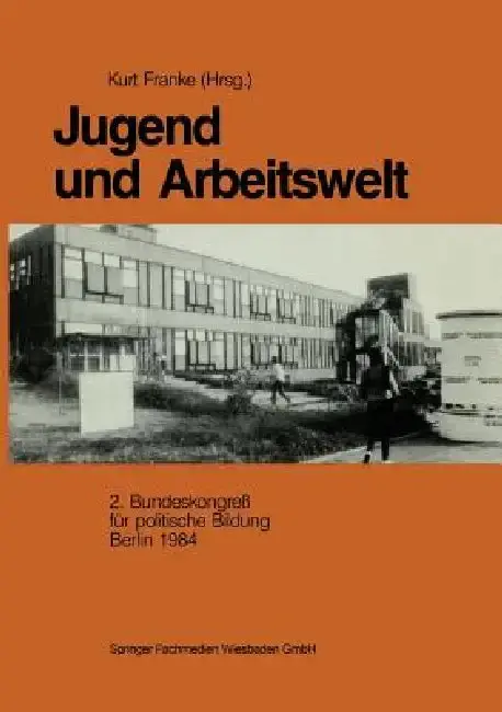 Cover of Jugend Und Arbeitswelt
