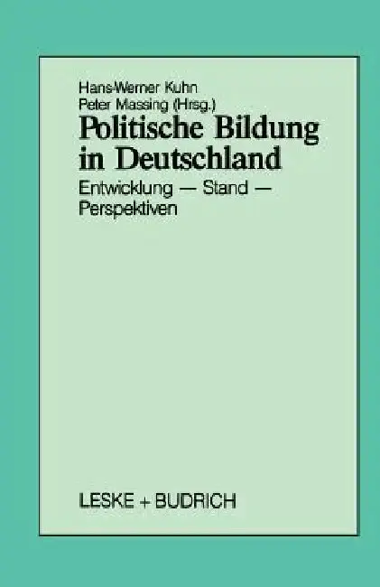 Cover of Politische Bildung in Deutschland