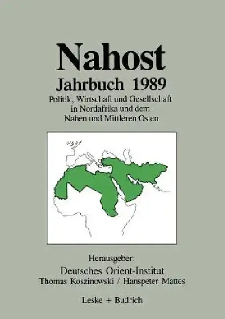 Cover of Nahost Jahrbuch 1989