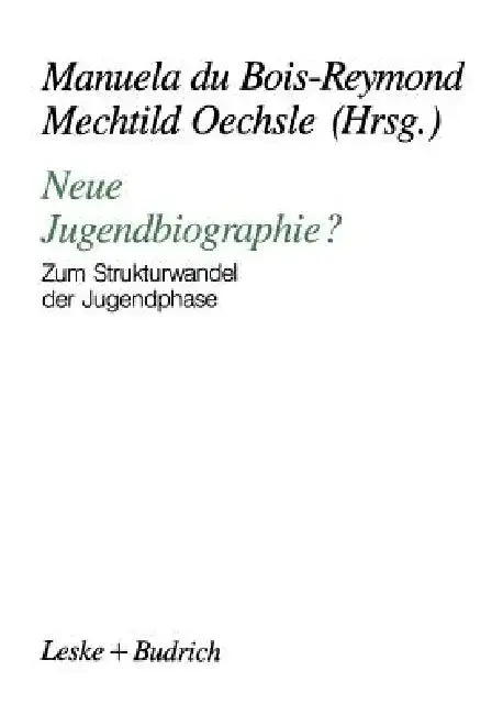 Cover of Neue Jugendbiographie?