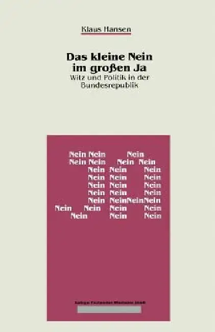 Cover of Das Kleine Nein Im Großen Ja