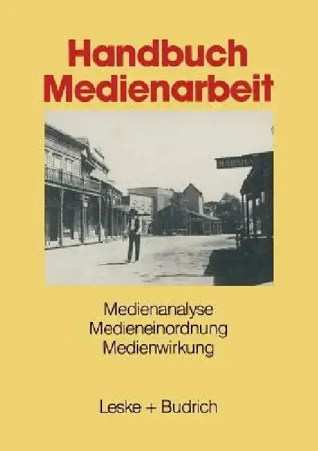 Cover of Handbuch Medienarbeit