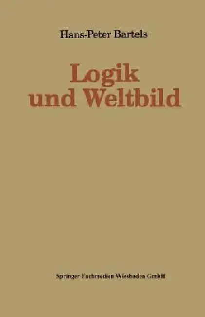 Cover of Logik Und Weltbild
