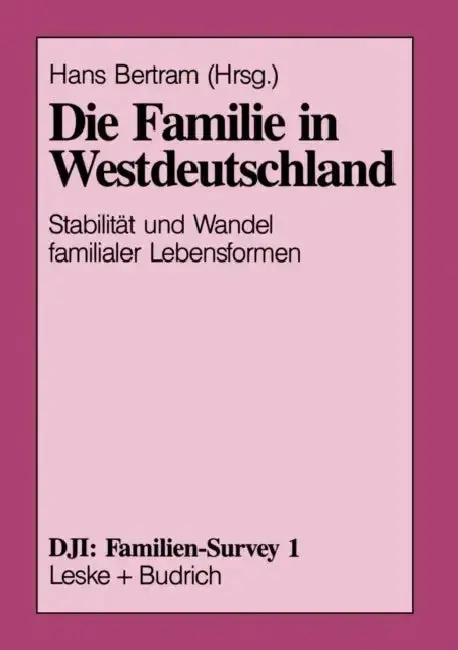 Cover of Die Familie in Westdeutschland