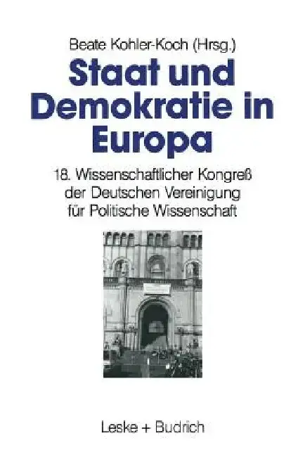 Cover of Staat Und Demokratie in Europa