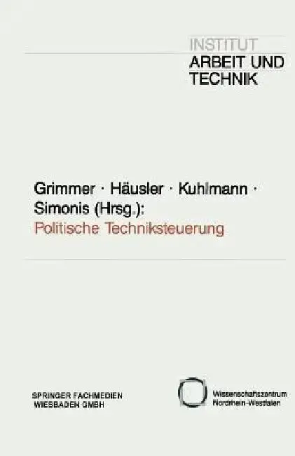 Cover of Politische Techniksteuerung