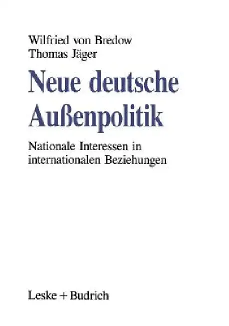 Cover of Neue Deutsche Außenpolitik