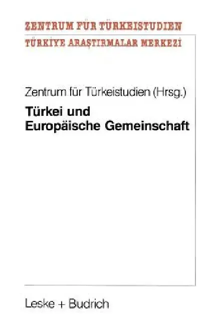 Cover of Türkei Und Europäische Gemeinschaft