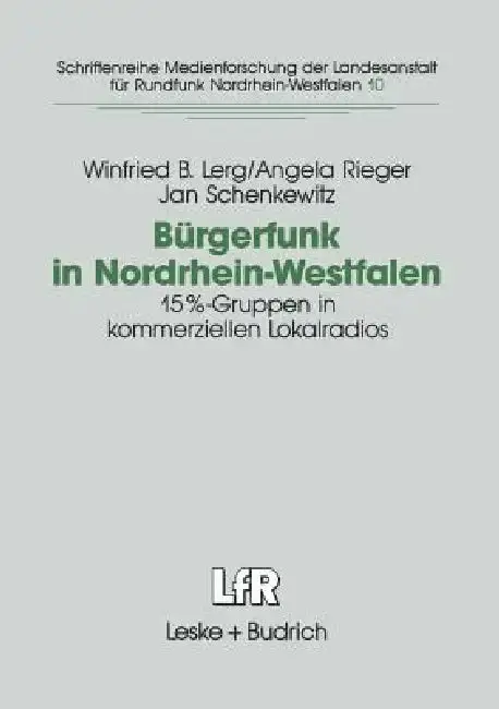 Cover of Bürgerfunk in Nordrhein-Westfalen