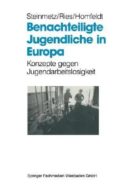 Cover of Benachteiligte Jugendliche in Europa