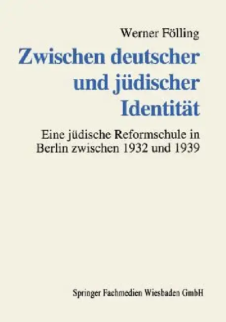 Cover of Zwischen Deutscher Und Jüdischer Identität