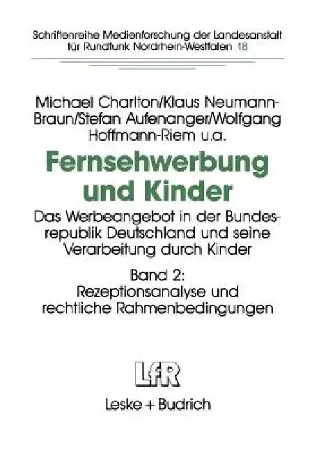 Cover of Fernsehwerbung Und Kinder