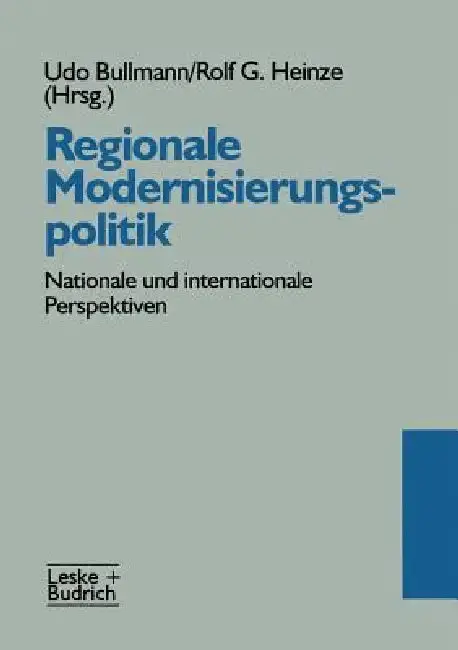 Cover of Regionale Modernisierungspolitik