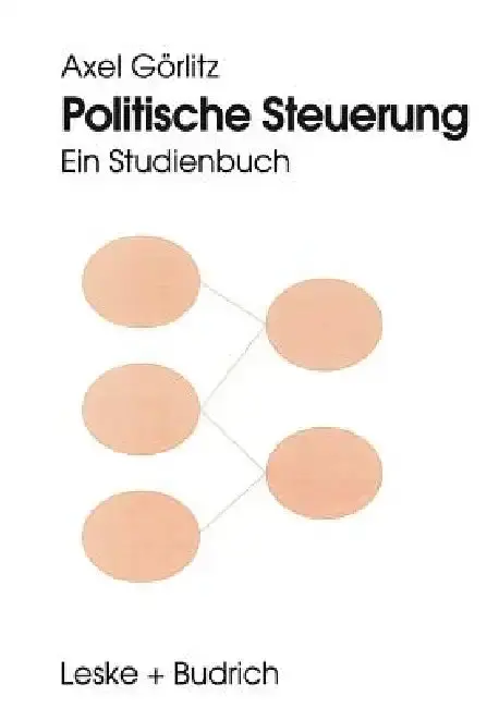 Cover of Politische Steuerung
