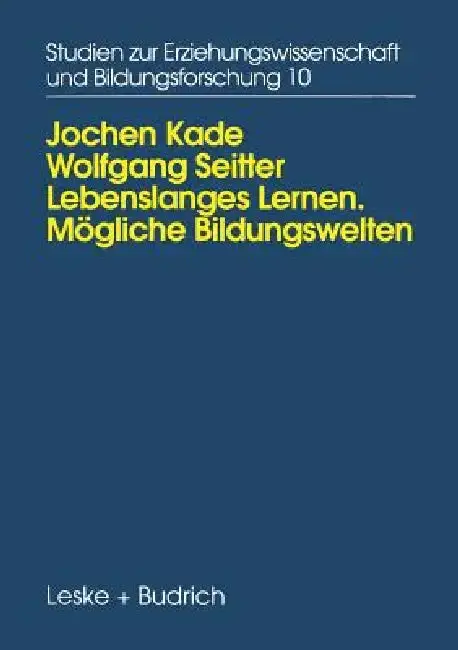 Cover of Lebenslanges Lernen Mögliche Bildungswelten