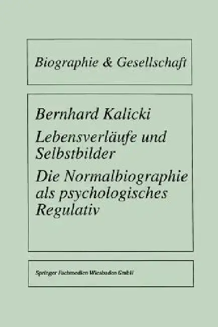 Cover of Lebensverläufe Und Selbstbilder