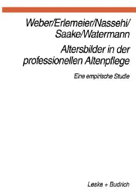 Cover of Altersbilder in Der Professionellen Altenpflege