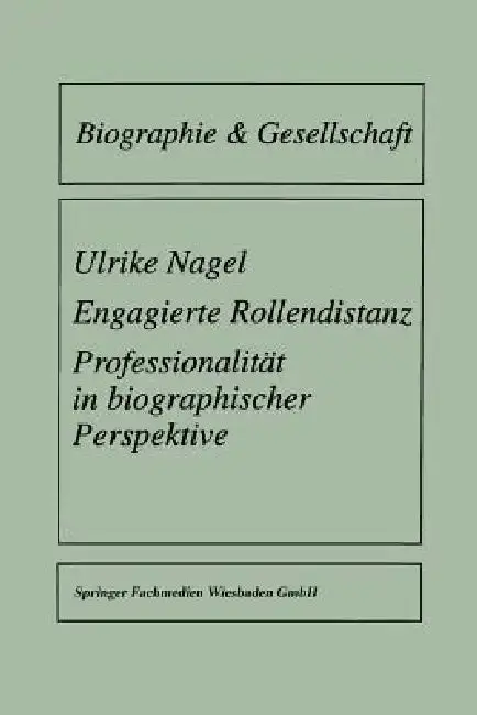 Cover of Engagierte Rollendistanz