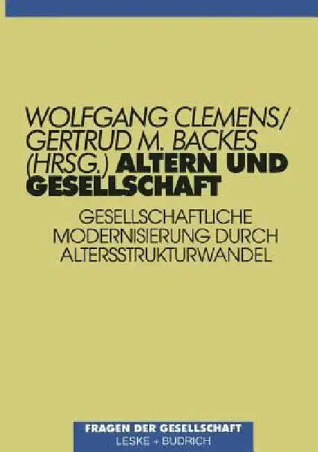 Cover of Altern Und Gesellschaft
