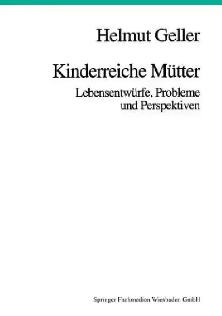 Cover of Kinderreiche Mütter