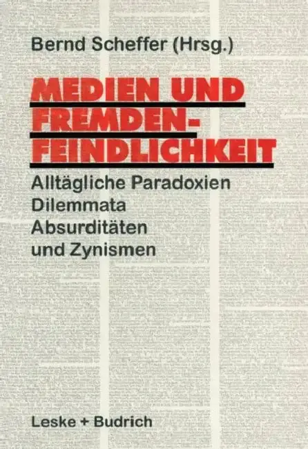 Cover of Medien Und Fremdenfeindlichkeit