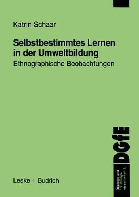Cover of Selbstbestimmtes Lernen in Der Umweltbildung