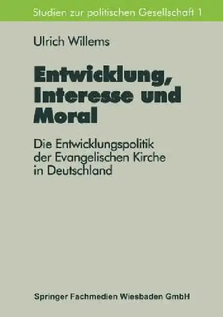 Cover of Entwicklung, Interesse Und Moral