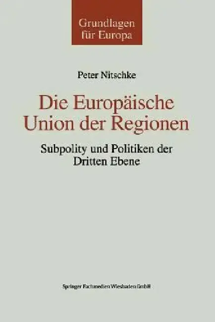 Cover of Die Europäische Union Der Regionen