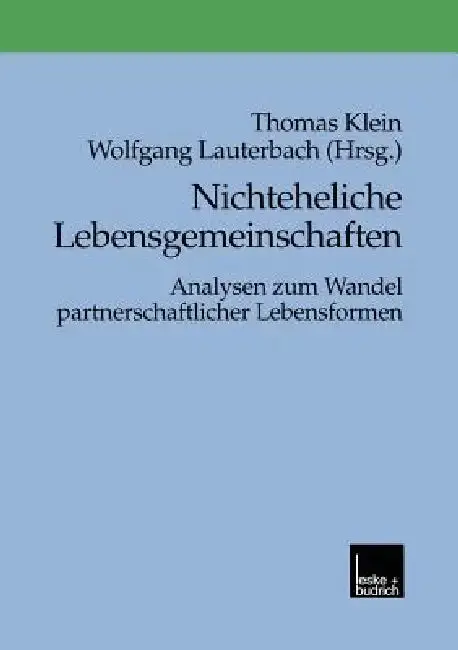 Cover of Nichteheliche Lebensgemeinschaften